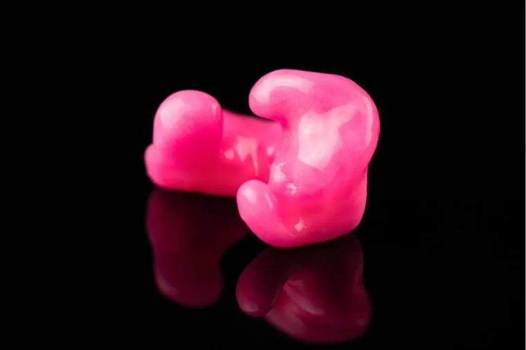 Super-soft custom silicone earplugs