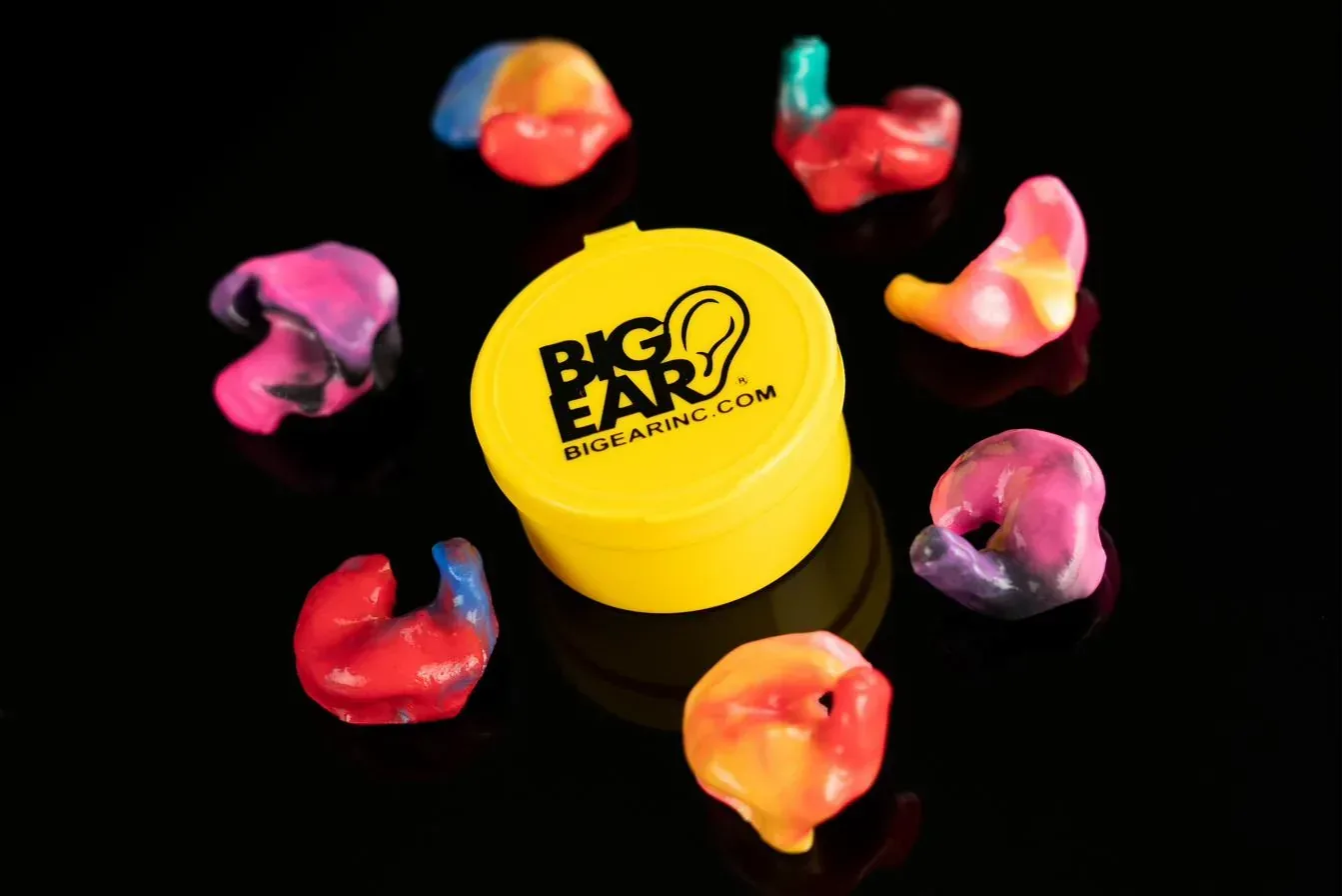 Solid custom power sports earplugs
